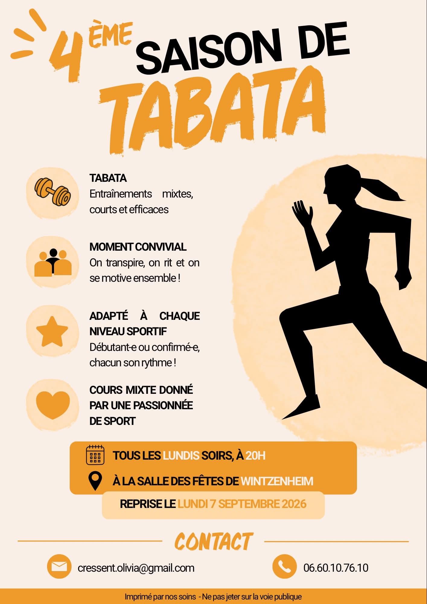 REPRISE DU TABATA